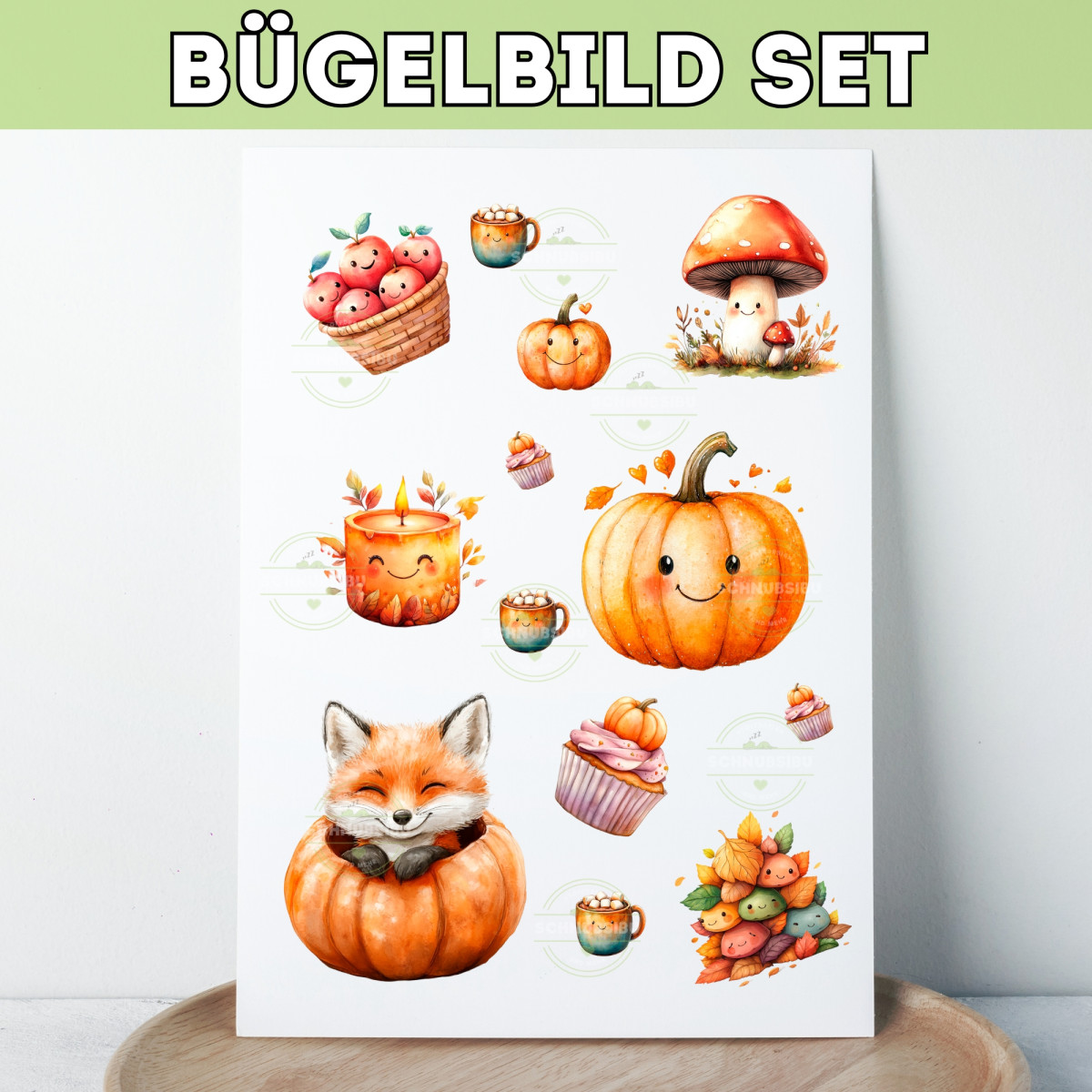 Bügelbild Halloween/Herbst VB Set